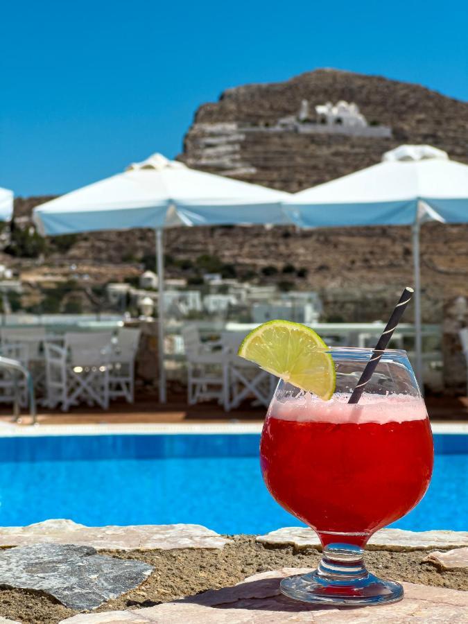Aspalathras White Hotel Folegandros Town Bagian luar foto