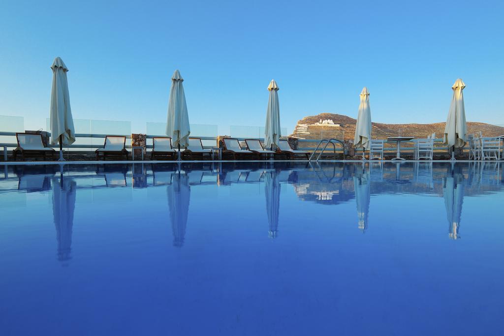 Aspalathras White Hotel Folegandros Town Bagian luar foto