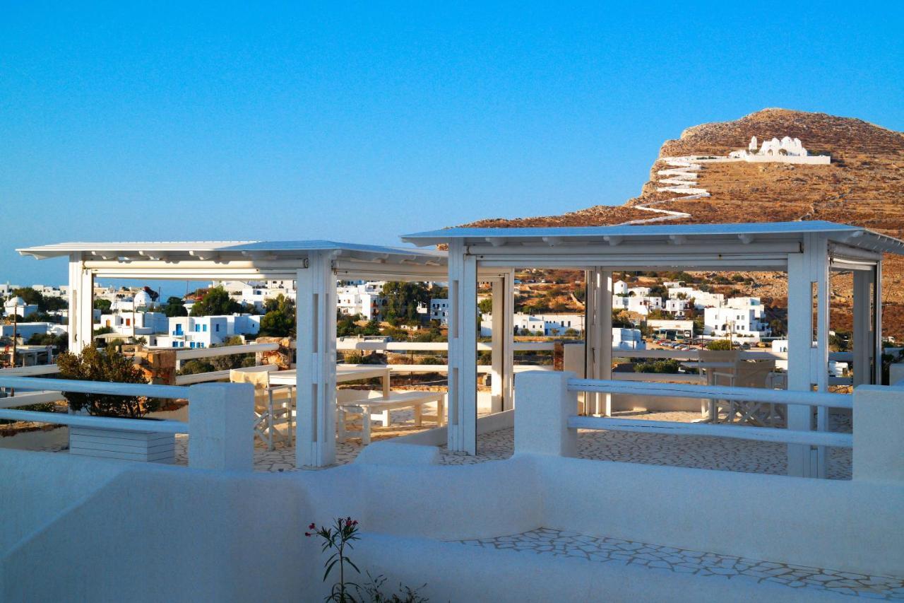 Aspalathras White Hotel Folegandros Town Bagian luar foto