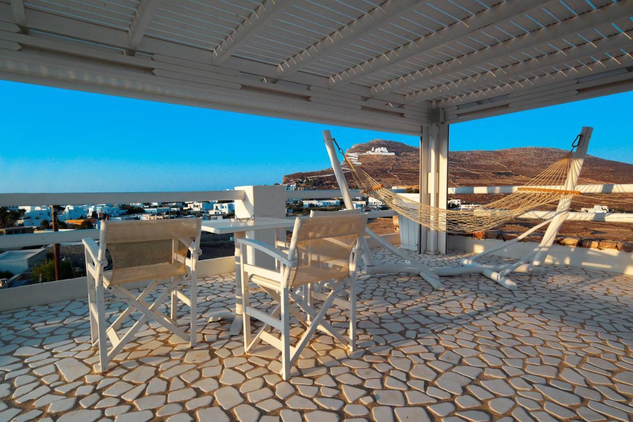Aspalathras White Hotel Folegandros Town Bagian luar foto